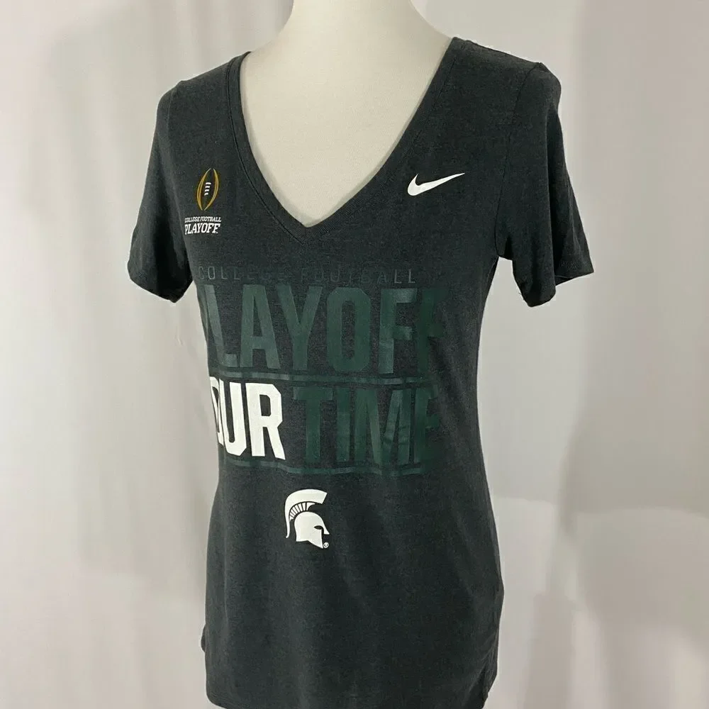 Nike Michigan State Football T Shirt - Picture 2 of 6